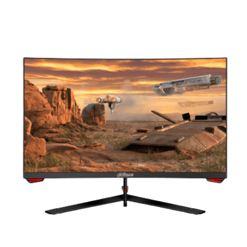 Dahua LM27-E230C Curved Gaming Monitor | 27-inch FHD (1920 x 1080) 165Hz 1500R Display | Low Blue Light & VESA Mount Support | 2× HDMI 1.4, 1× DP 1.2, 1× Audio Out Port Connectivity