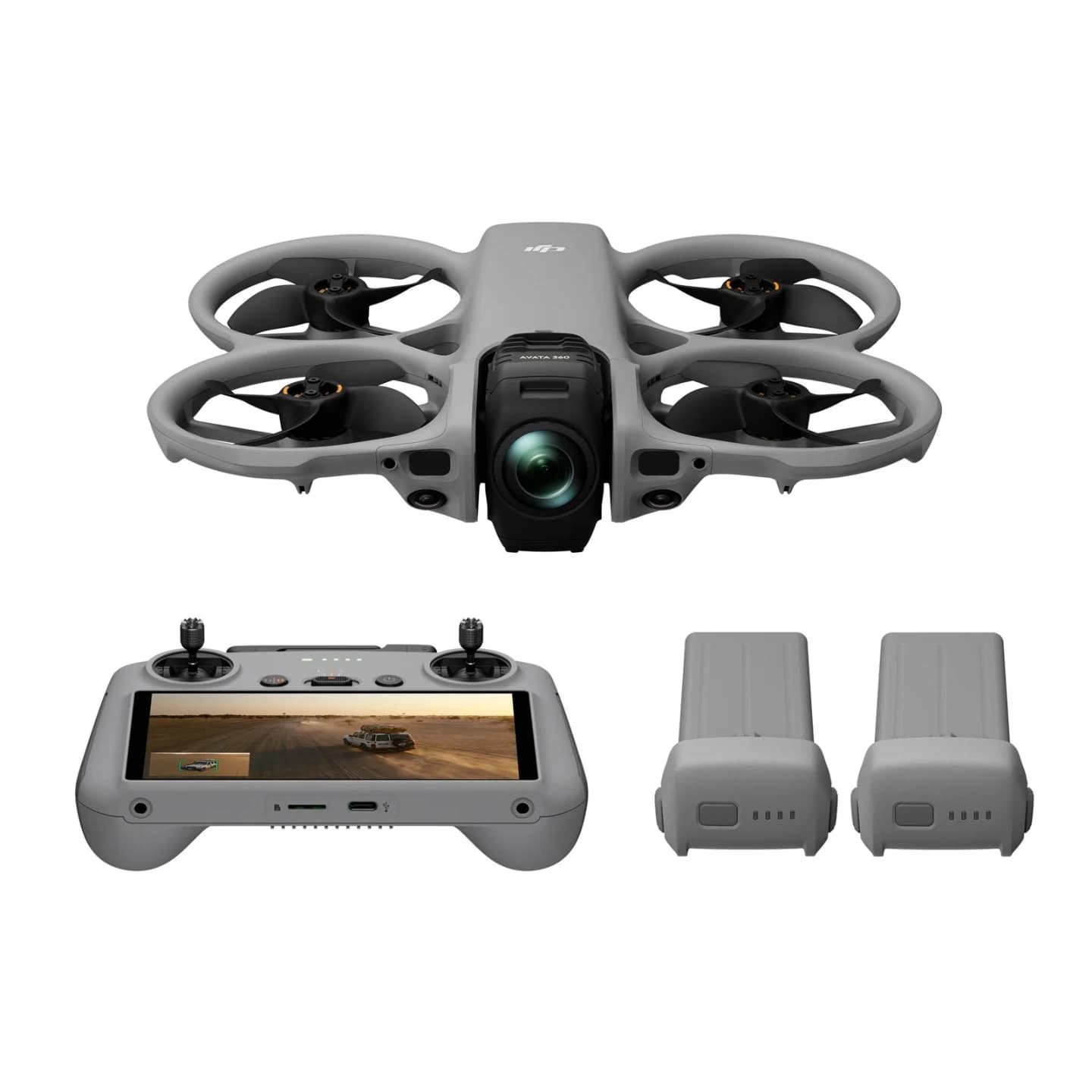 DJI Avata 360 Fly More Combo with RC 2 Remote | 360° Immersive Drone Camera | Advanced Flight Performance | Intelligent Stabilization | Multiple Batteries