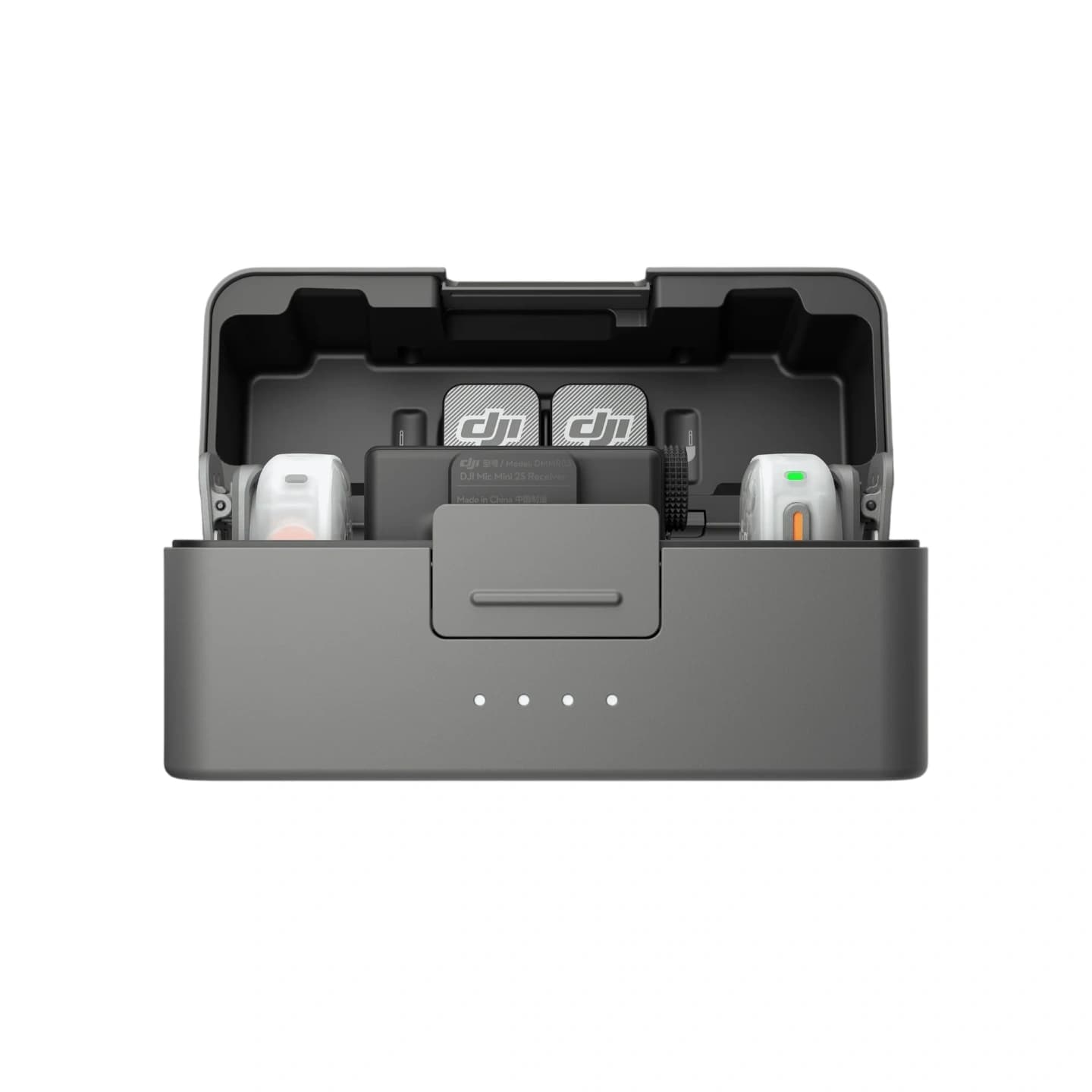 DJI Mic Mini 2S | 2 TX + 1 RX + Charging Case | 32-bit Float Recording | 28-Hour Internal Storage | AI Noise Cancellation | 400m Transmission Range | Wireless Microphone System