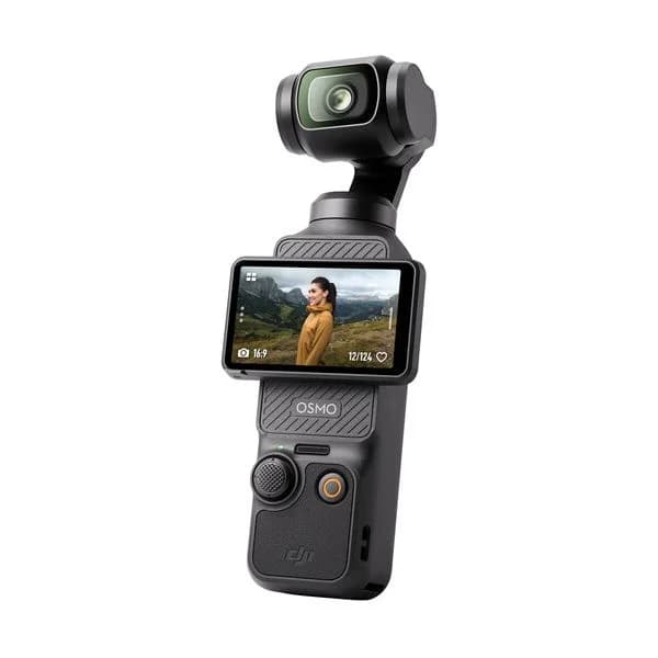 DJI Osmo Pocket 3 Creator Combo | Standard Pack | 1″ CMOS Sensor | 4K UHD Video up to 120fps | Pan -235° to +58°, Tilt -120° to +70°, Roll ±45° | Max Speed 180°/s | 1300 mAh Battery (Up to 116 min Runtime)