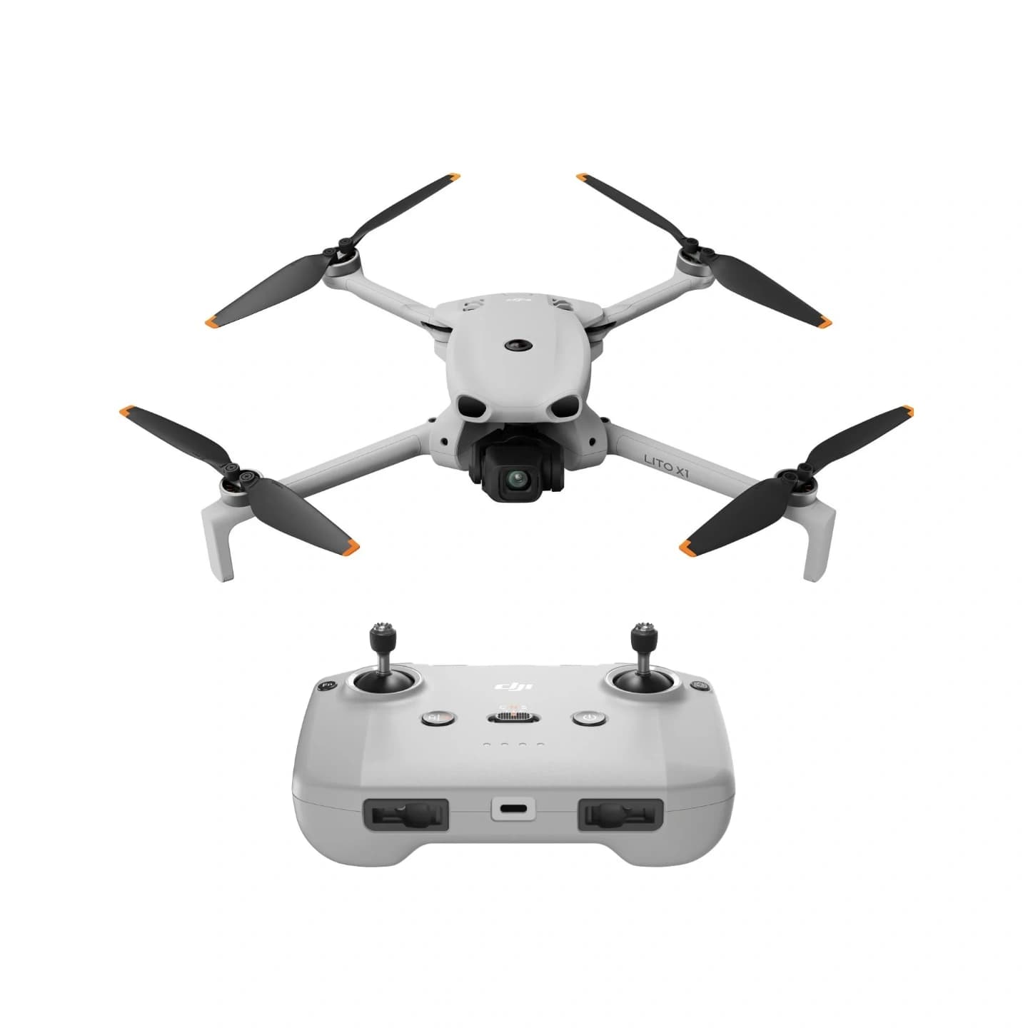 DJI Lito X1 with RC-N3 Remote | 4K/100fps HDR Video | 1/1.3" CMOS 48MP Camera | LiDAR + Omnidirectional Obstacle Avoidance | ActiveTrack 6.0 | 36-Min Flight Time | Beginner-Friendly Foldable Drone