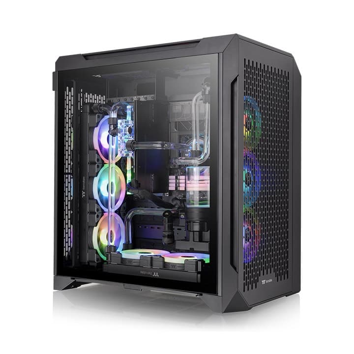 Thermaltake CTE C700 Air Mid-Tower Chassis | High-Airflow Design | ATX/E-ATX/Micro-ATX Support | Mesh Panels | Vertical GPU Layout | 420mm Radiator Support
