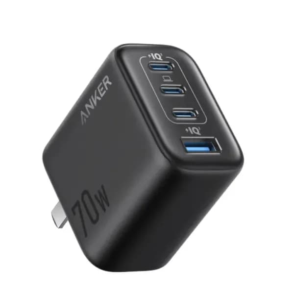 Anker Zolo 70W GaN Fast Charger | USB-C Power Delivery Charger | High-Speed Charging Adapter for Laptop, iPhone, Samsung & Android Devices