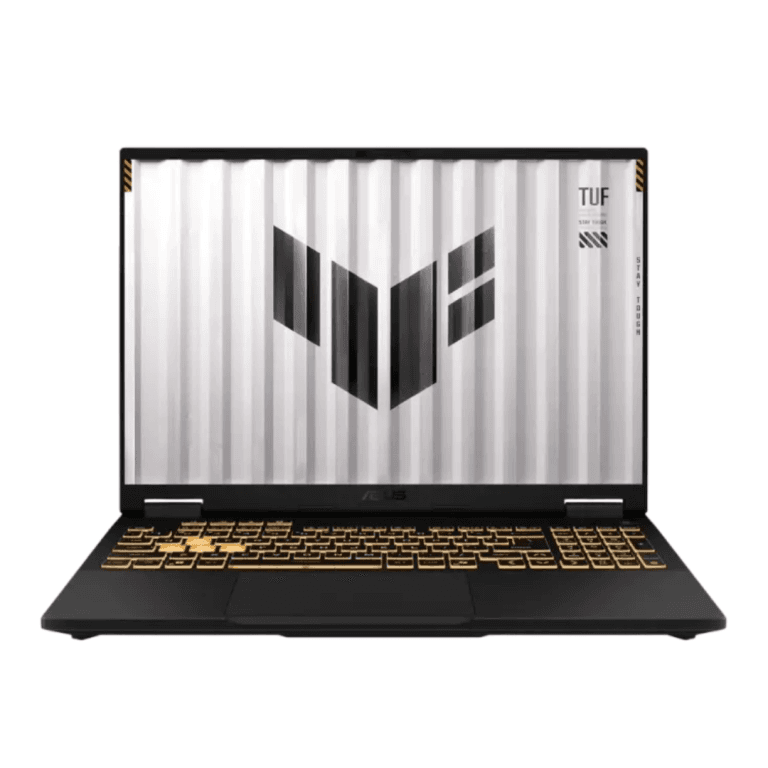 ASUS TUF Gaming F16 | Intel Core i5-14450HX 14th Gen | 16GB RAM | 512GB NVMe SSD | NVIDIA RTX 5050 8GB Graphics | 16-inch WUXGA 144Hz IPS Display | RGB Backlit Keyboard | Jaeger Gray