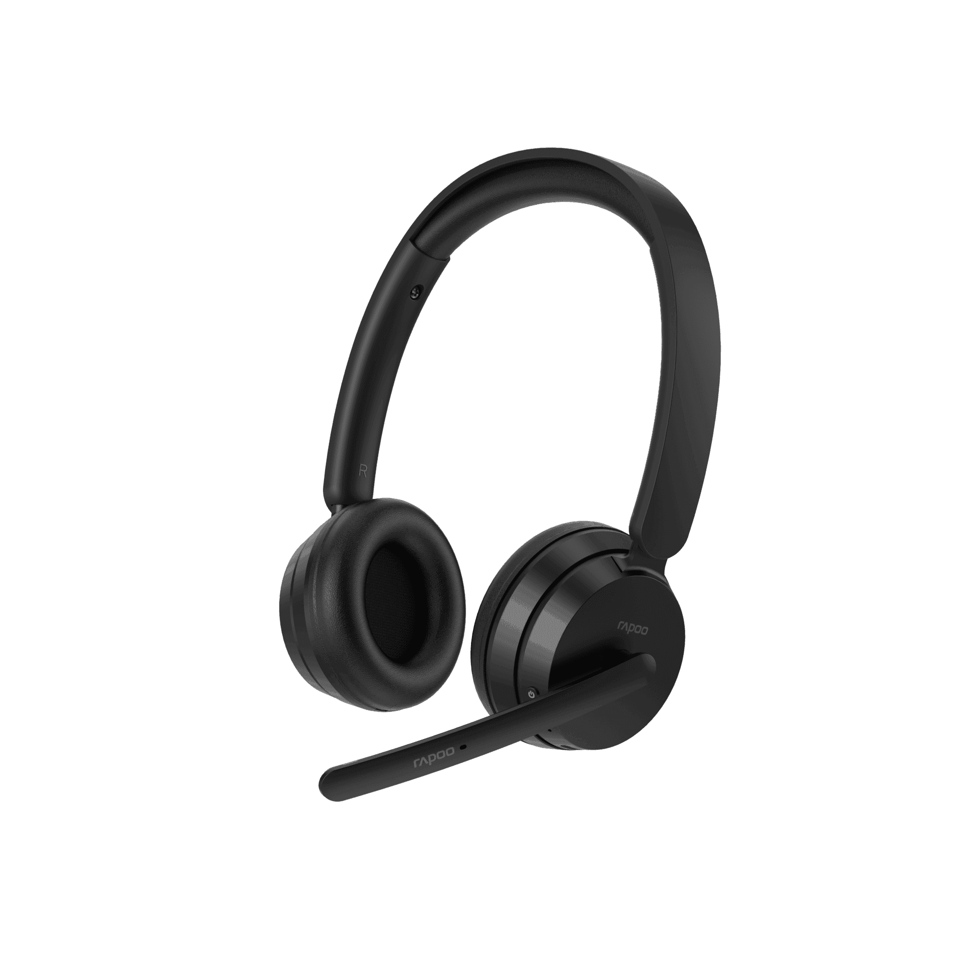 Rapoo H200 Dual-Mode Wireless Stereo Headset | Bluetooth 5.3 + 2.4GHz Wireless | 40mm Drivers | Noise-Canceling Mic | 15-Hour Battery | Lightweight On-Ear Design | USB Type-C Charging