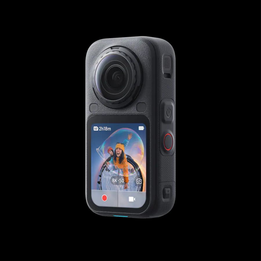 Insta360 X6 Standard Bundle | 8K 360° Action Camera | Dual 1/1.28-inch Sensors | 72MP Photos | 4K 120fps Video | FlowState Stabilization | AI-Powered Features