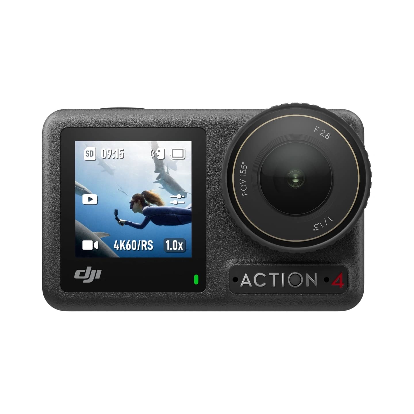 DJI Osmo Action 4 Adventure Combo | 4K Action Camera | 1/1.3-inch Sensor | 155° Ultra-Wide FOV | RockSteady Stabilization | 10-bit D-Log M | Waterproof Design | Adventure Combo Accessories