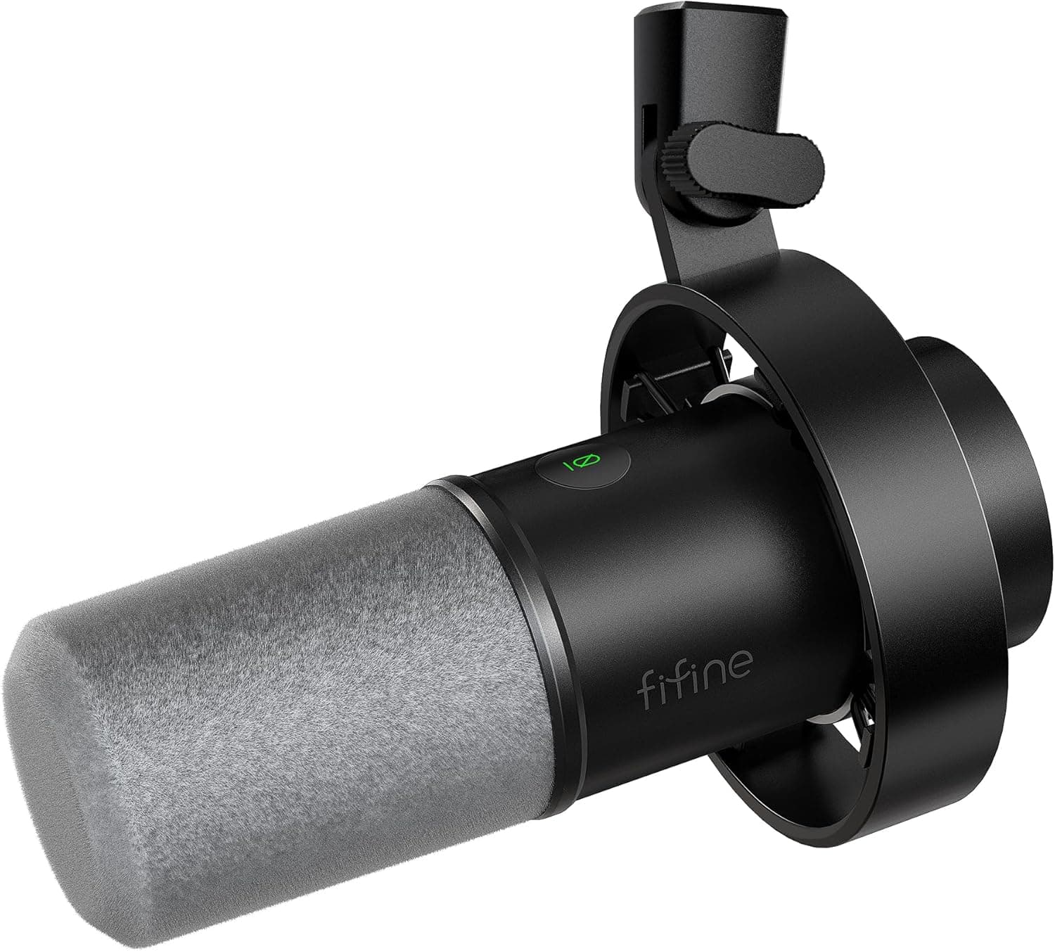 FIFINE Amplitank K688 | Dynamic XLR/USB Hybrid Microphone | Cardioid Polar Pattern | Tap-to-Mute | Gain Control | Zero-Latency Monitoring | Metal Shock Mount | Windscreen | For Podcasting, Streaming, Gaming, Vocal Recording