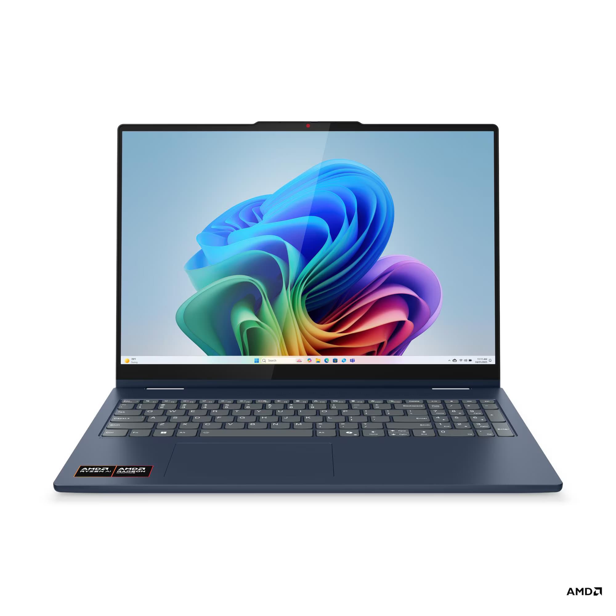 Lenovo IdeaPad 5 2-in-1 16AKP10 | AMD Ryzen AI 7 350 | 16GB DDR5 RAM | 1TB NVMe Gen4 SSD | Radeon 860M Graphics | 16″ WUXGA IPS Touch Display | Backlit Keyboard | Windows 11 Home