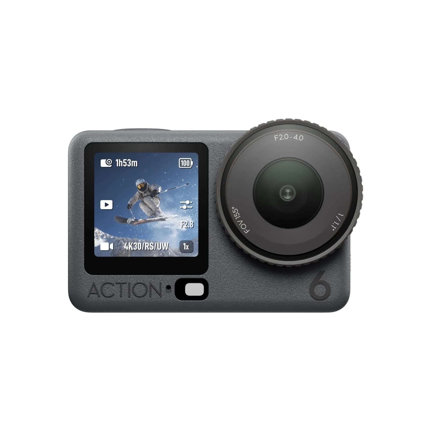 DJI Osmo Action 6 Adventure Combo | 1/1.1″ Square CMOS Sensor | 4K120fps | 50GB Built-in Storage | 3x Extreme Batteries + Multi-Functional Charging Case | 1.5m Extension Rod | 20m Waterproof