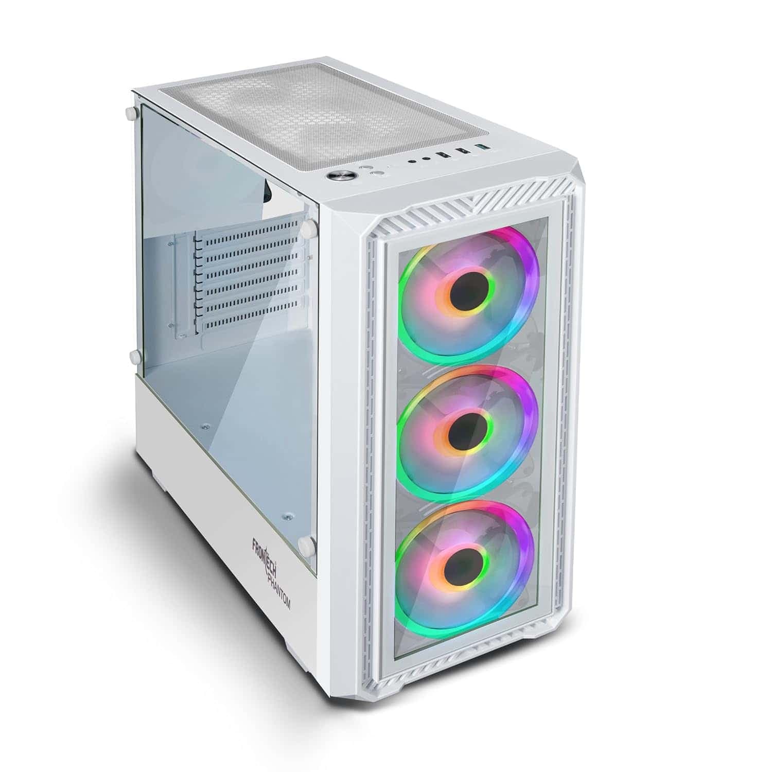 Best PC Build | AMD Ryzen 5 5600GT | Gigabyte A520M K V2 | 8GB RAM | 512GB SSD | Frozen 200SE Air Cooler | 650W Bronze Powersupply | Frontech Phantom RGB Case