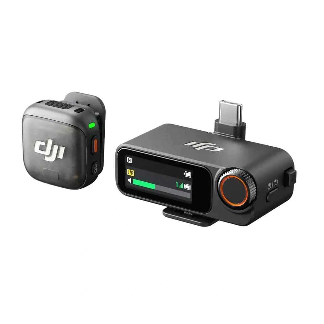DJI Mic 3 (1 TX + 1 RX) | Compact Wireless Microphone System | High-Quality Audio Recording | Stable Wireless Transmission | Long Battery Life | Ideal for Vlogging, Interviews & Content Creation