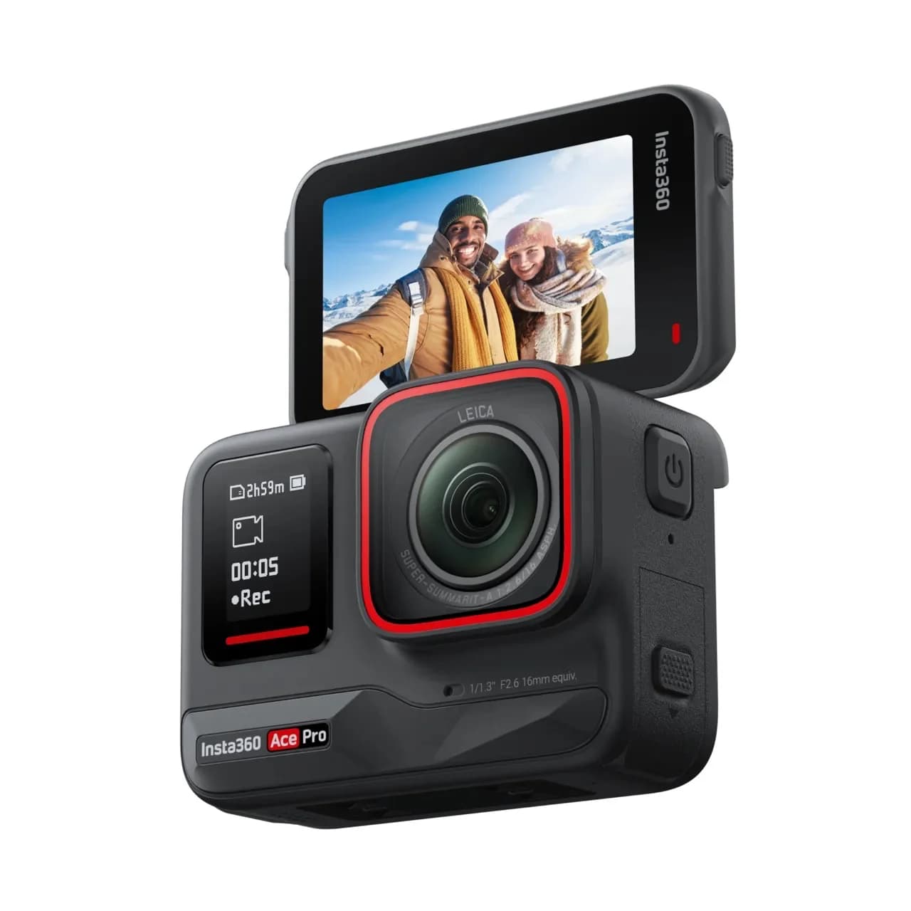 Insta360 Ace Pro 8K Action Camera | 8K Video | 1/1.3-inch Sensor | Leica Lens | 4K 120fps | Flip Touchscreen | Active HDR | FlowState Stabilization | Waterproof Design