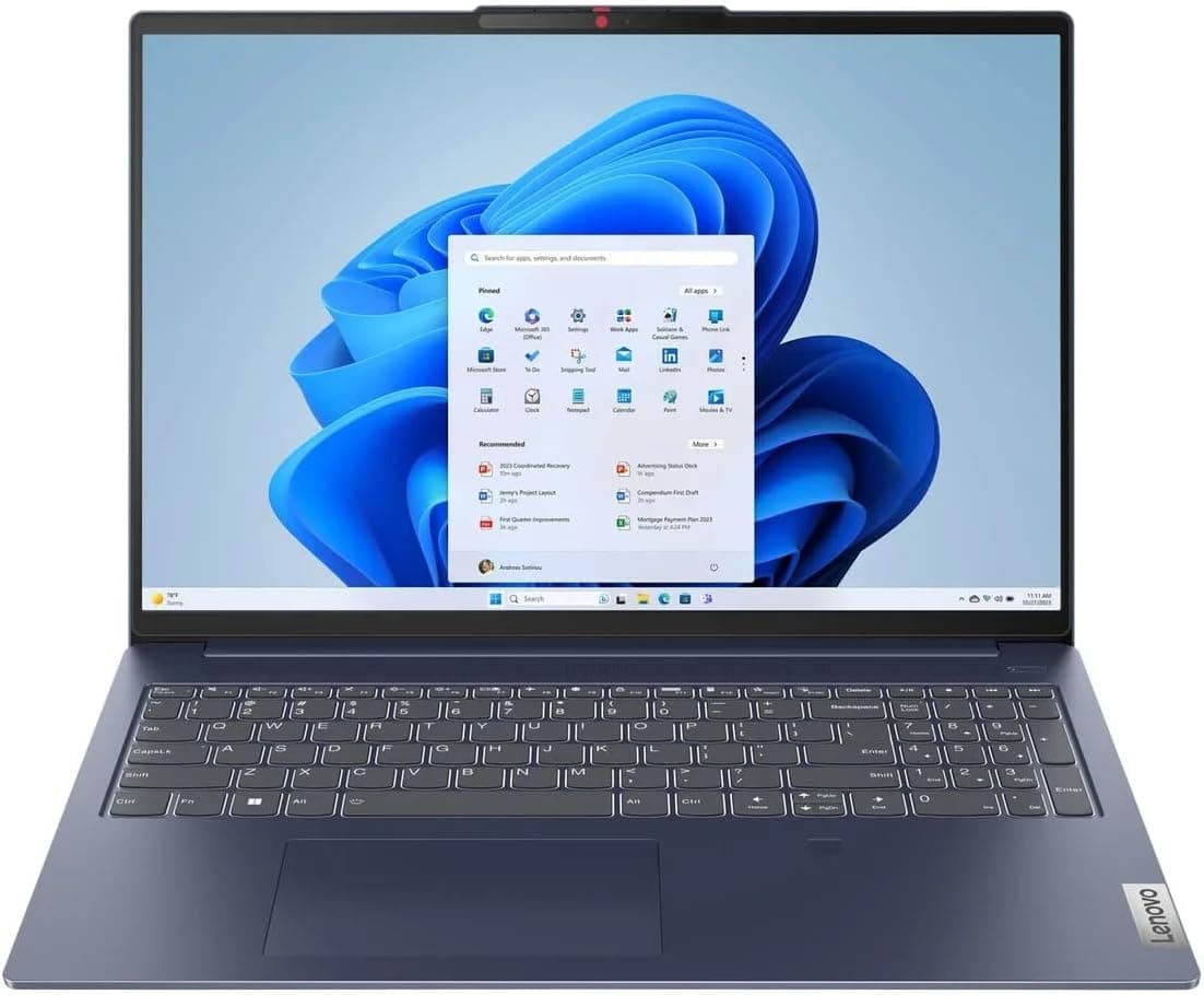 Lenovo IdeaPad Slim 5 16IRU9 | Intel Core 7 150U (10 Cores) | 16GB LPDDR5x RAM | 1TB PCIe Gen4 SSD | 16" WUXGA (1920×1200) IPS Touch Display | Intel Graphics | Windows 11 Home