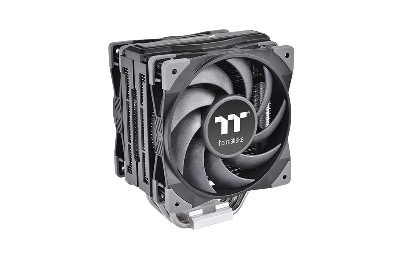Thermaltake TOUGHAIR 510 Air CPU Cooler | Dual 120mm PWM Fans | 4 Copper Heatpipes | 500–2000 RPM Fan Speed | 180W Cooling Capacity | High-Airflow Design | Intel & AMD Compatibility
