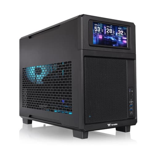 Thermaltake TR200 Gaming PC Case | ATX/Micro-ATX/Mini-ITX | Tempered Glass Side Panel | Spacious Interior | Multiple Fan & Radiator Support | Modern High-Airflow Gaming Design