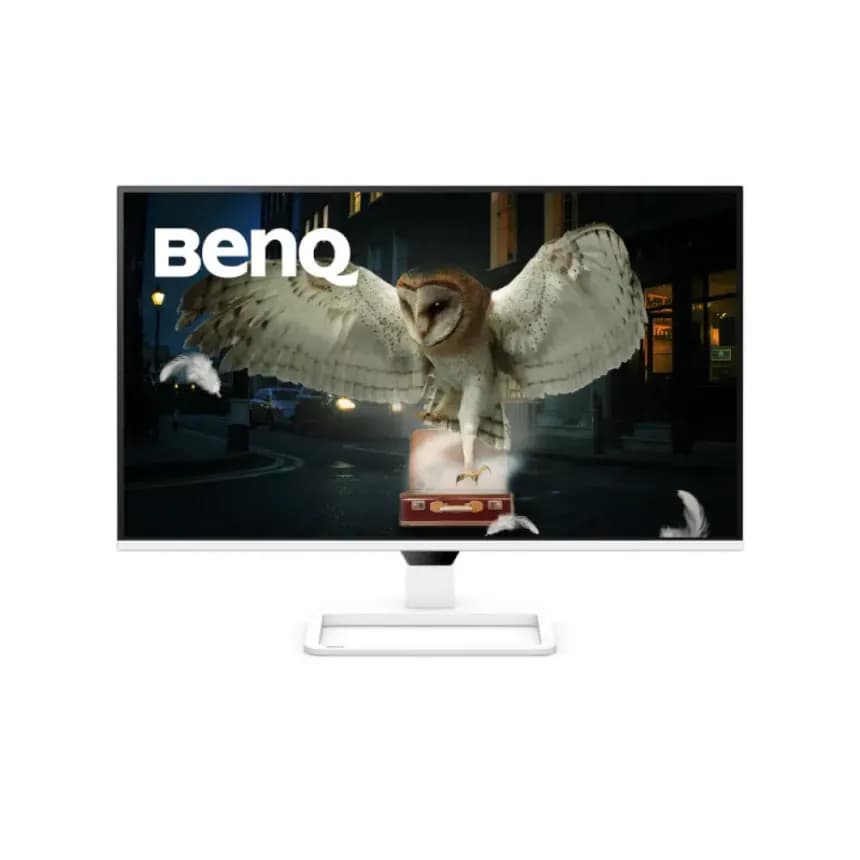 BenQ EW270Q 27" 2K QHD Gaming Monitor | 2560×1440 IPS Display | 200Hz Refresh Rate | USB-C 65W Power Delivery | Dual 5W Speakers | HDMI + DP + USB-C | Tilt/Swivel Stand | VESA Mountable | White | 1-Year Warranty
