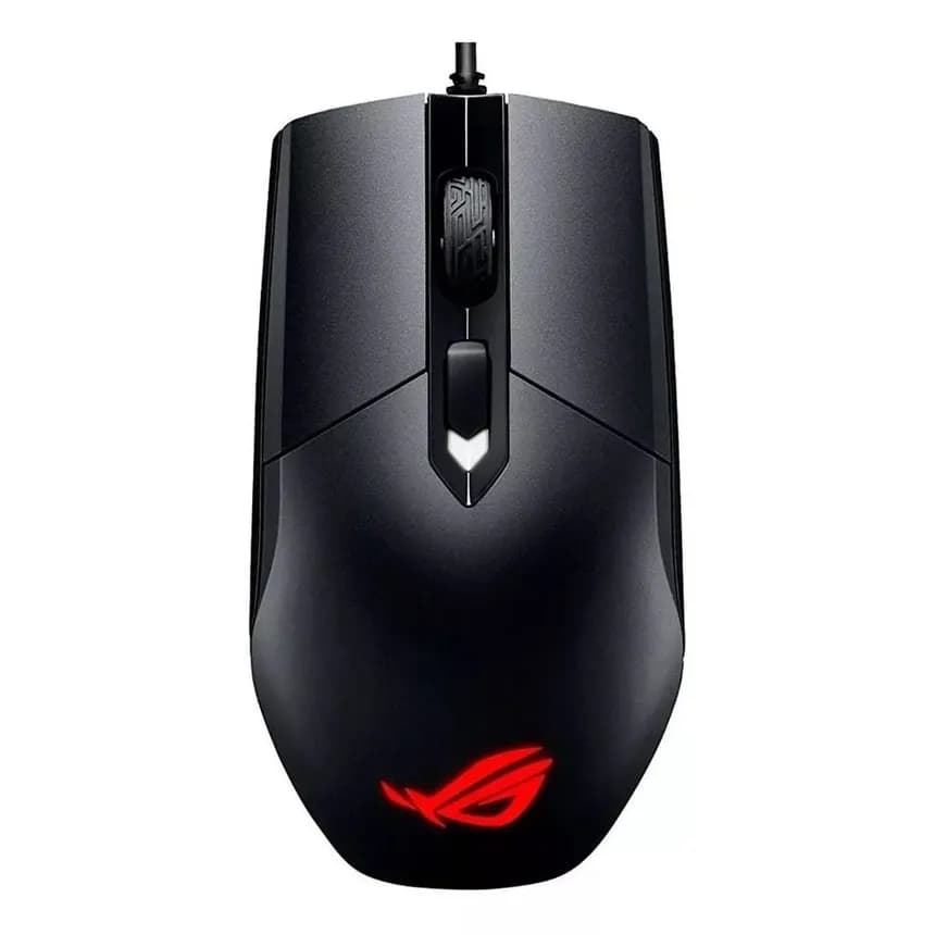 ASUS ROG Strix Impact P303 Wired Optical Gaming Mouse | 5000 DPI | Ambidextrous Design | Aura Sync RGB | 50M Omron Switches