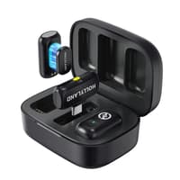 Hollyland LARK A1 Duo 2-Person with USB-C Connector | Intelligent Noise Cancellation | 200m Stable Wireless Range | 8g Ultra-Light Magnetic Transmitters | EQ & Reverb Adjustment | USB-C Plug & Play
