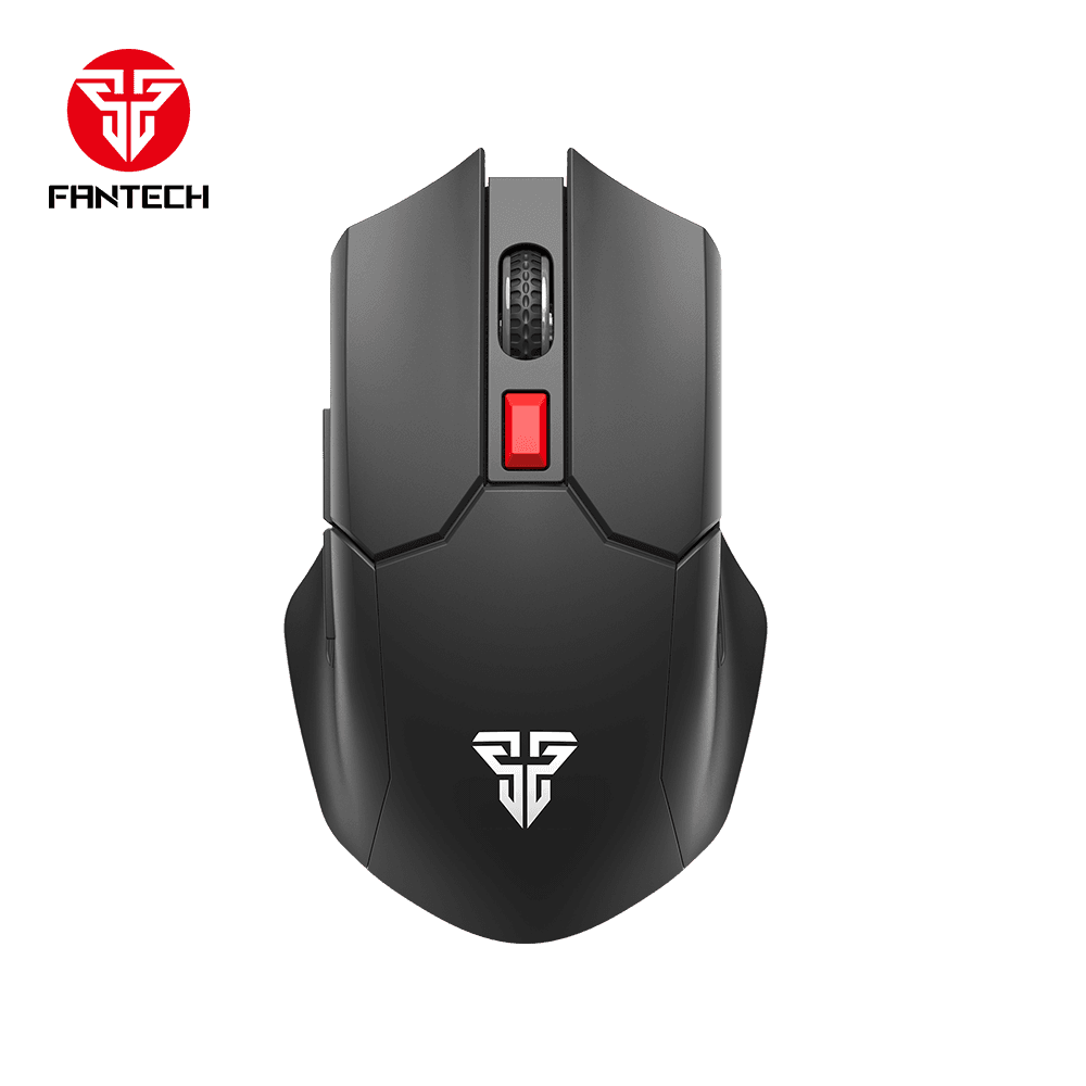 Fantech CRUISER WG11 | Wireless Gaming Mouse | Optical Sensor | 800-2400 DPI | 30 IPS | 10G Acceleration | 125Hz Polling Rate | 6 Programmable Buttons | Ergonomic Design | Wireless 2.4GHz Connectivity