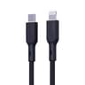 Aukey CB-NCL1 | 1m Nylon Braided USB-C to Lightning Cable | Fast Charging & Data Sync | Durable Tangle-Free Design | iPhone & iPad Compatible | MFi Certified (Assumed)