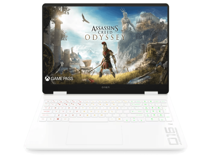 HP Omen 16 | Intel Core i7-14650HX Processor | 16GB DDR5 RAM | 1TB NVMe SSD | 16-inch WQXGA 240Hz Display | RTX 5060 8GB Graphics | 4-Zone RGB Backlit Keyboard | White