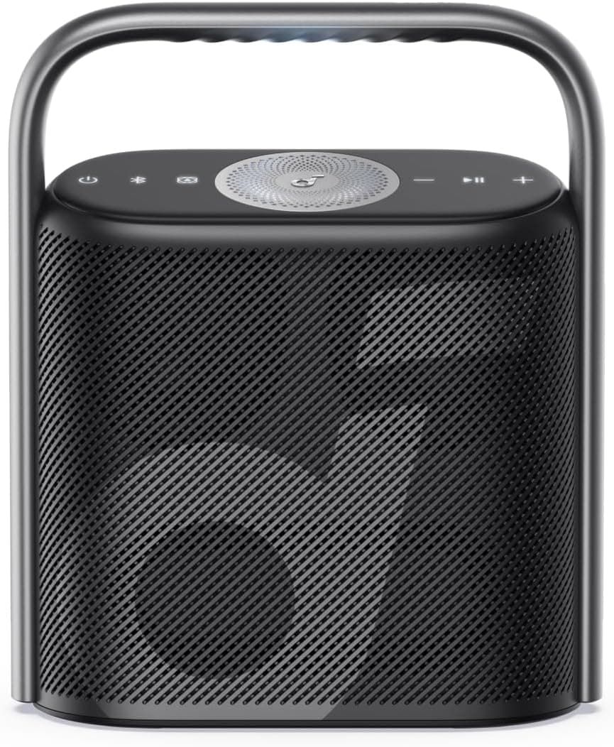 Anker Soundcore Motion X500 Portable Bluetooth Speaker | Wireless with Immersive Spatial Audio | Hi-Res Sound with 3X Detail | 3-Channel Audio & Upward Firing Driver | Ambient Lights