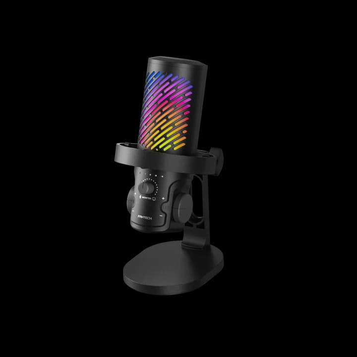 FANTECH LEVIOSA AURA MCX04 Condenser Microphone | RGB Lighting | 48kHz Sampling Rate | -34±3dB Sensitivity |  USB-C & 3.5mm TRS | Compatible with Phones, Tablets, Laptops & Desktops