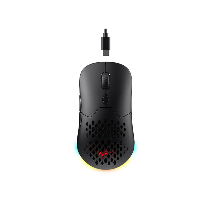 Havit MS963 | Tri-Mode Wired Gaming Mouse |  800-1600-2400-3200-4800-8000DPI | 7 Buttons | RGB Backlit | Interchangeable Side Panels