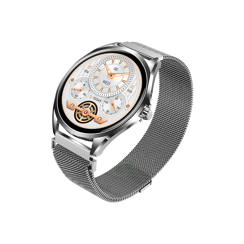 Remax Ultra Thin Smartwatch 21 | 1.43-inch AMOLED Display | IP67 Waterproof level | Stainless Steel & Plastic Material | 180mAh Battery (4-5 Days Use) | 100+ Sports Mode | Bluetooth Connectivity