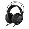 Rapoo VH160 Gaming Headset | 7.1 Surround Sound | Noise-Cancelling Mic | LED Light | Soft Memory Earmuf | Black