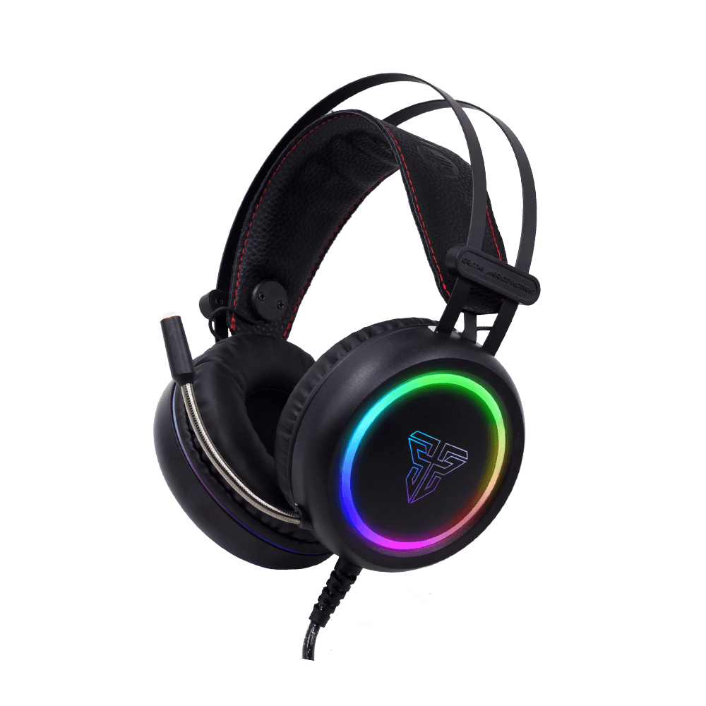 FANTECH HG15 | 7.1 Surround Sound Gaming Headset | 50mm Driver Unit | RGB Lighting (Red LED) | USB Connectivity | Built-in Microphone | Immersive Audio Experience