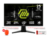 MSI MAG 255F E20 | 25-Inch FHD (1920 × 1080) Rapid IPS Gaming Monitor | 200Hz Refresh Rate | 0.5ms (GtG, Min) Response Time | 99% sRGB | AMD FreeSync Premium | Eye Care | HDMI 2.0b & DisplayPort 1.2a