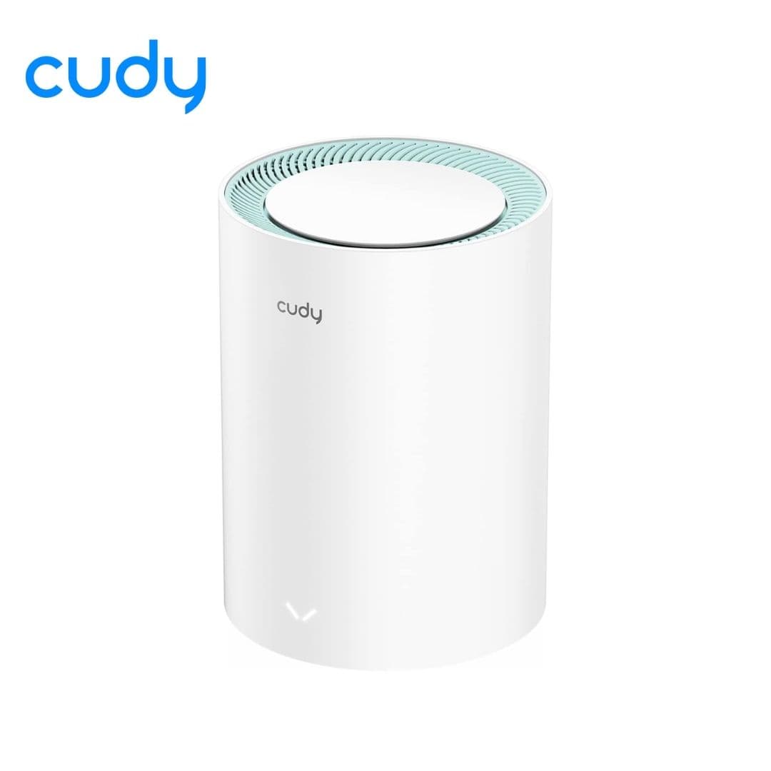 Cudy M1300 AC1200 Gigabit Whole Mesh Wi-Fi System | 5GHz: 867 Mbps, 2.4GHz: 300 Mbps | Dual-Band | Up to 170m Range | 128MB RAM & 16MB ROM | 880 MHz Dual-Core CPU | Supports 100+ Devices | High-Gain Antennas | VPN & Cloudflare Features