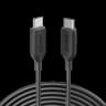 Anker PowerLine III USB-C to USB-C Cable 6ft | 100W PD 3.0 Fast Charging | High-Speed 480 Mbps Data Transfer | Durable Braided Design for Laptops, Tablets & Smartphones