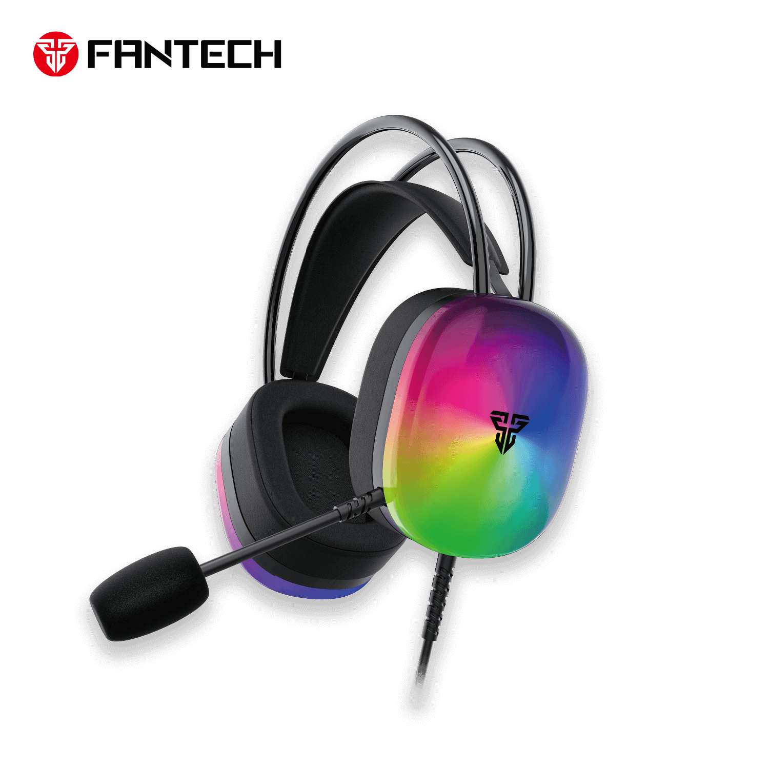 Fantech HG29 AURORA | 7.1 Wired USB Gaming Headset | 50mm Driver | 110dB Sensitivity | 20-20kHz Frequency Response | Omni-Directional Noise-Canceling Mic | 32Ω Impedance | Immersive Audio