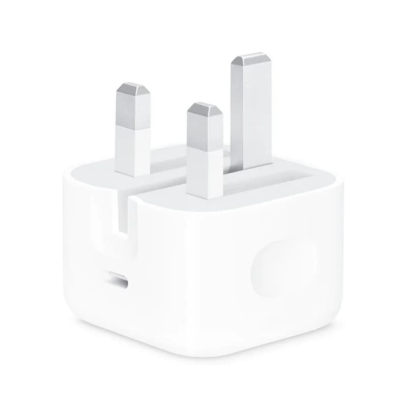 Apple 20W USB-C Power Adapter (3-Pin) | Compact & Lightweight Design | 100–240V Worldwide Input | Built-in Overheat & Overcurrent Protection | Compatible with iPhone, iPad, AirPods & USB-C Devices