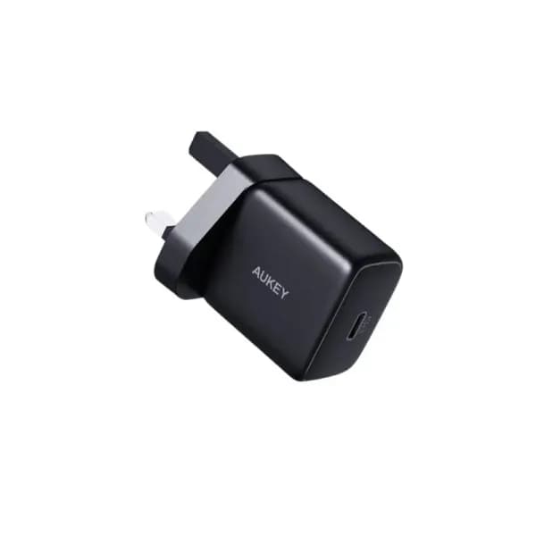 AUKEY PA-R1P | 30W PD Nano Wall Charger | PPS Samsung Super Fast Charging | iPhone 15 Compatible | Built-in Safeguards | Compact Design | Overcurrent/Overheat Protection