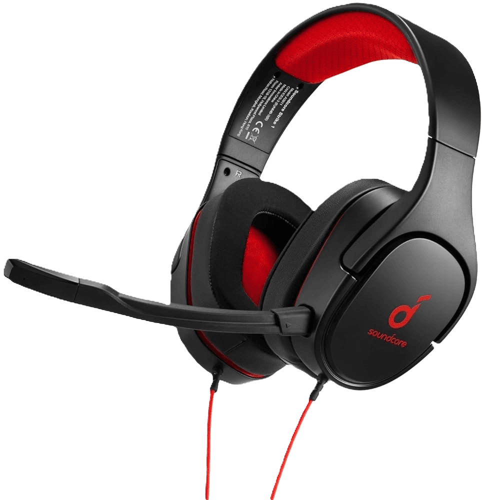 Anker Soundcore Strike 1 Gaming Headset | Enhanced Stereo Sound for FPS Games | IPX5 Water Resistant | Noise-Isolating Mic | Cooling Gel Ear Cushions