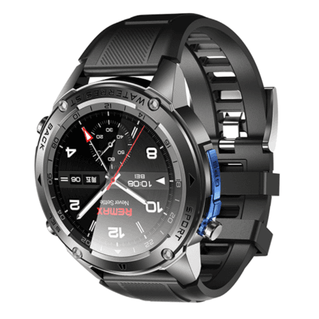 REMAX Watch18 Smartwatch | AT3085L Chip | 1.43-inch AMOLED Full Touch Display | 5ATM Deep Waterproof | GPS Positioning | 500mAh Battery (5-10 Days Life) | 170+ Sports Modes | 24-Hour Heart Rate Monitoring