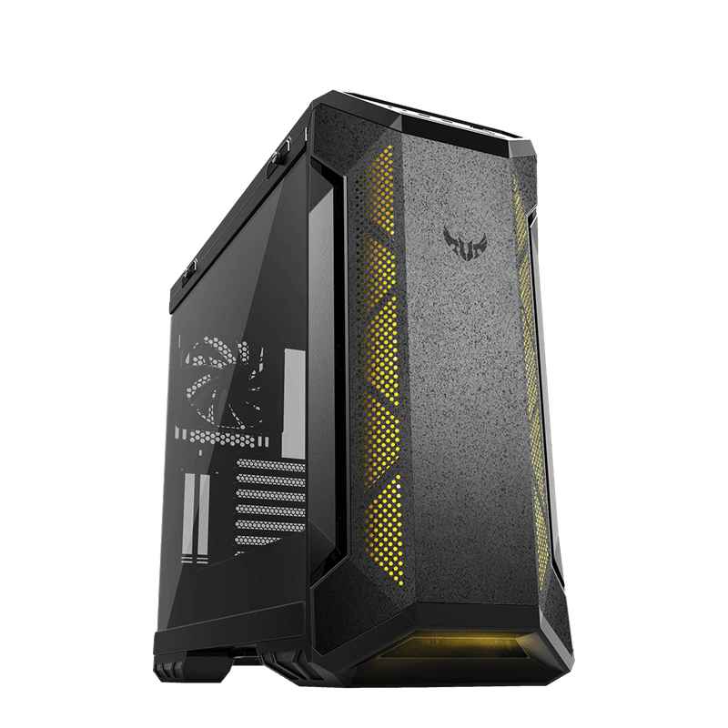 ASUS TUF Gaming GT501 EATX Mid-Tower Case | Metal Front Panel | Tempered Glass Side | RGB & PWM Fans | Radiator Support | USB 3.1 Gen 1