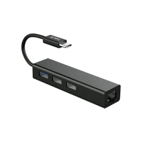 HAVIT HB4003 | 4-in-1 Type-C Hub | USB 3.1 Gen1 (5Gbps) | 2x USB 2.0 Ports | SD Card Reader (480Mbps) | 10cm Cable | Compact Portable Design | Data Transfer & Charging Support