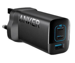 Anker 336 USB-C Charger | 67W Fast Charging Power Adapter | Dual USB-C & USB-A Ports | PowerIQ 3.0 & ActiveShield 2.0 Safe Charging System | Fast & Reliable Charging for Smartphones, Tablets, and Laptops