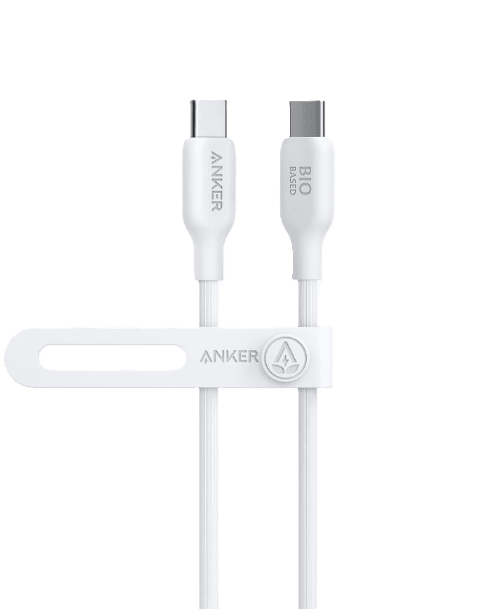 Anker 543 USB-C to USB-C Cable | 140W Fast Charging | 6FT | Bio-Based Material | USB 2.0 | Compatible with iPhone 16/15 | MacBook Pro | iPad Air 4 & More |