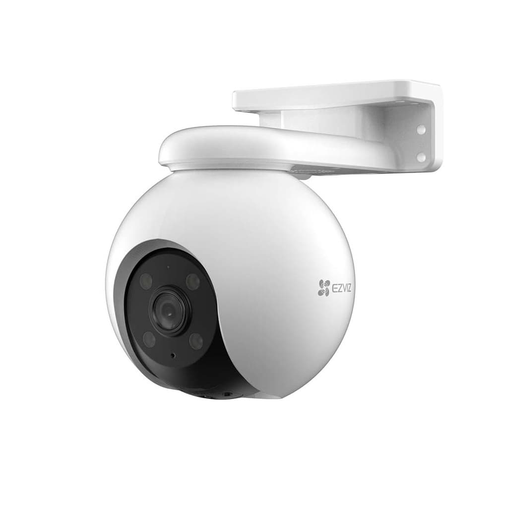 EZVIZ H8 Pro (CS-H8) | 3MP 2K Resolution | Color Night Vision | 360° Panoramic Coverage | AI-Powered Human/Vehicle Detection & Auto-Tracking | Active Defense (Siren & Light) & Two-Way Talk | Weatherproof Design