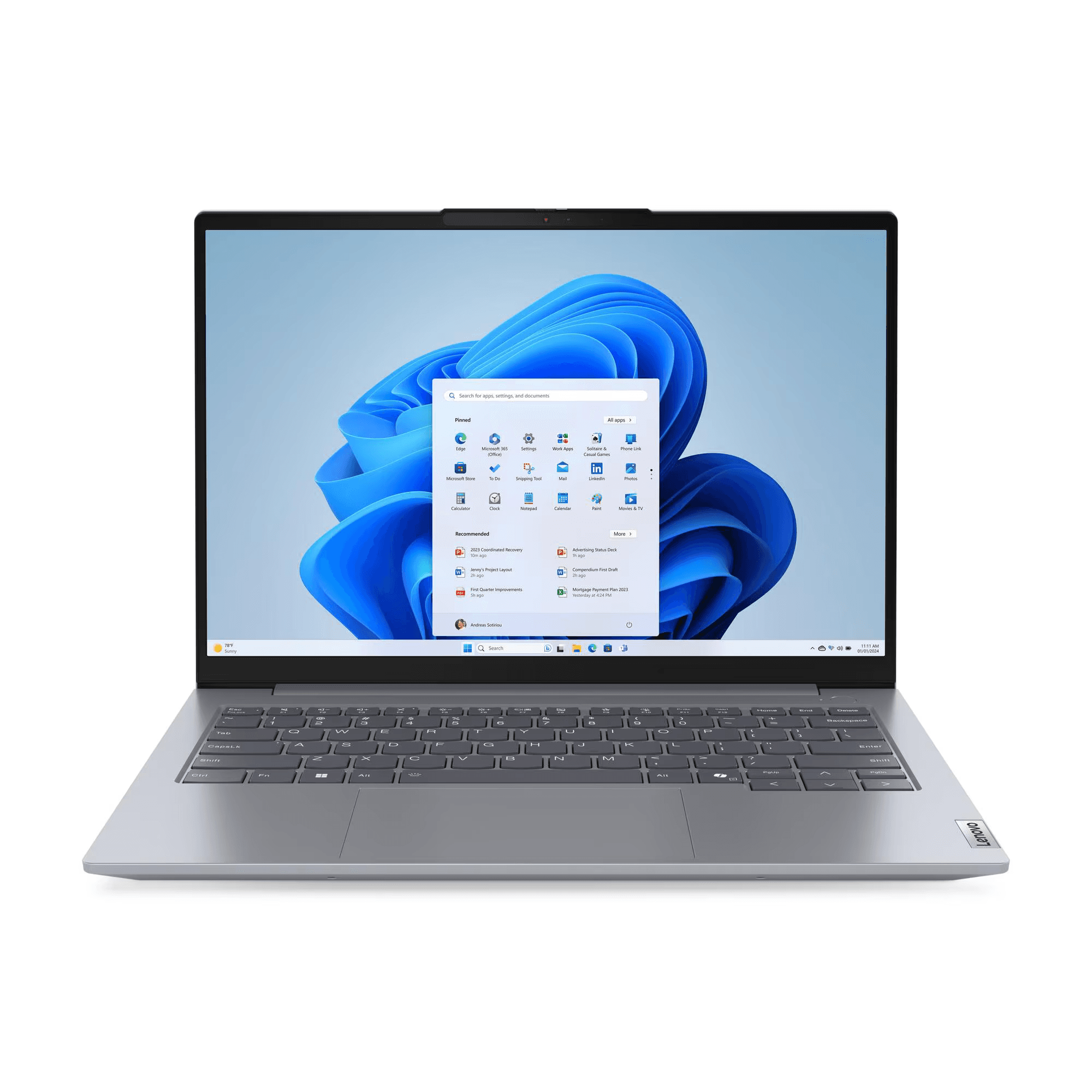 Lenovo ThinkBook 14 Gen 7 | AMD Ryzen 7 7735HS Processor | 16GB RAM | 512GB SSD | 14-inch WUXGA (1920 x 1200) Display | AMD Radeon Graphics | Backlit Keyboard | Windows 11 Home