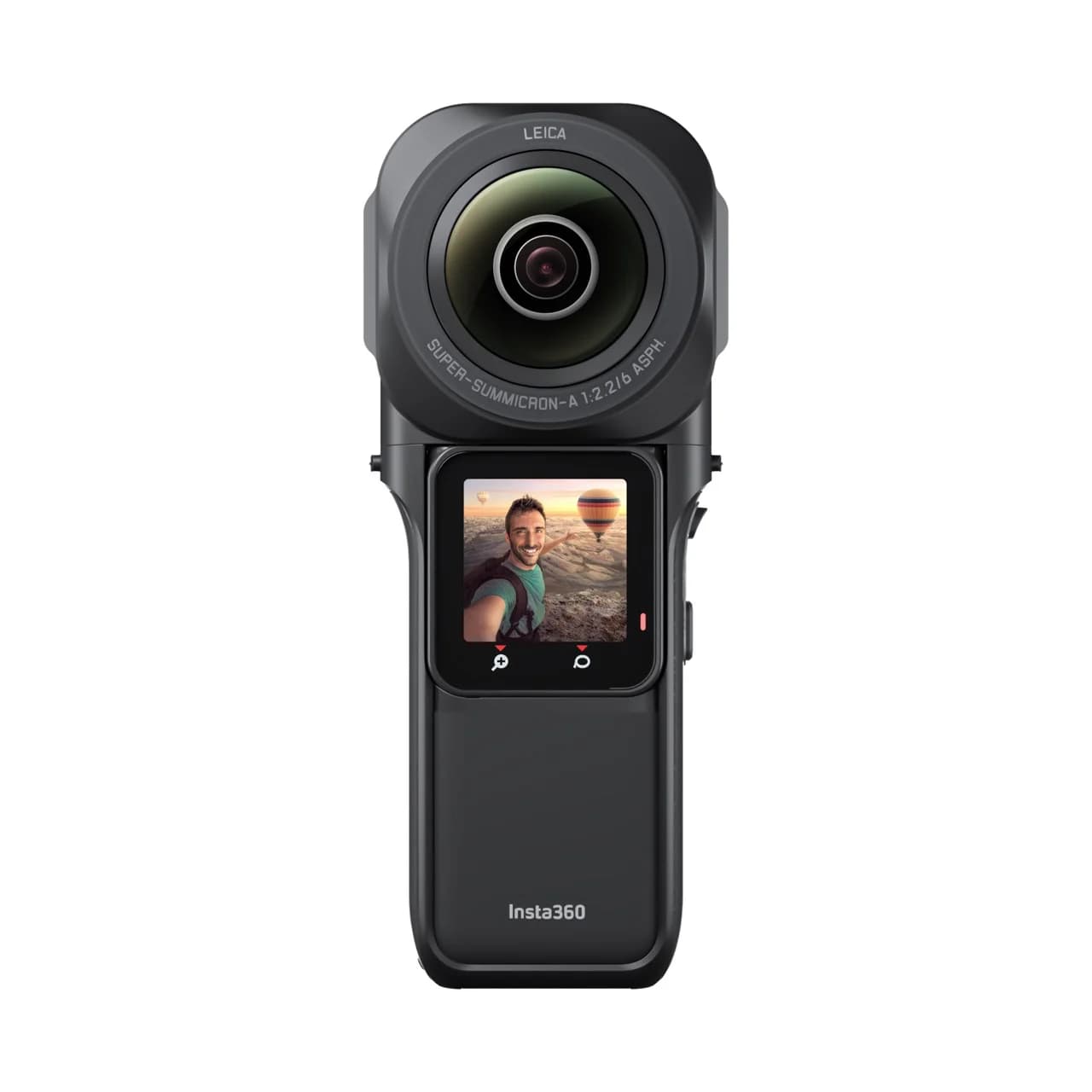 Insta360 ONE RS 1-Inch 360 Action Camera | Dual 1-inch CMOS Sensors (Co-engineered with Leica) | 6K 30fps 360° Video | 21MP HDR Photos | FlowState Stabilization | Vertical Assembly with Battery Base | Water-Resistant (IPX3)
