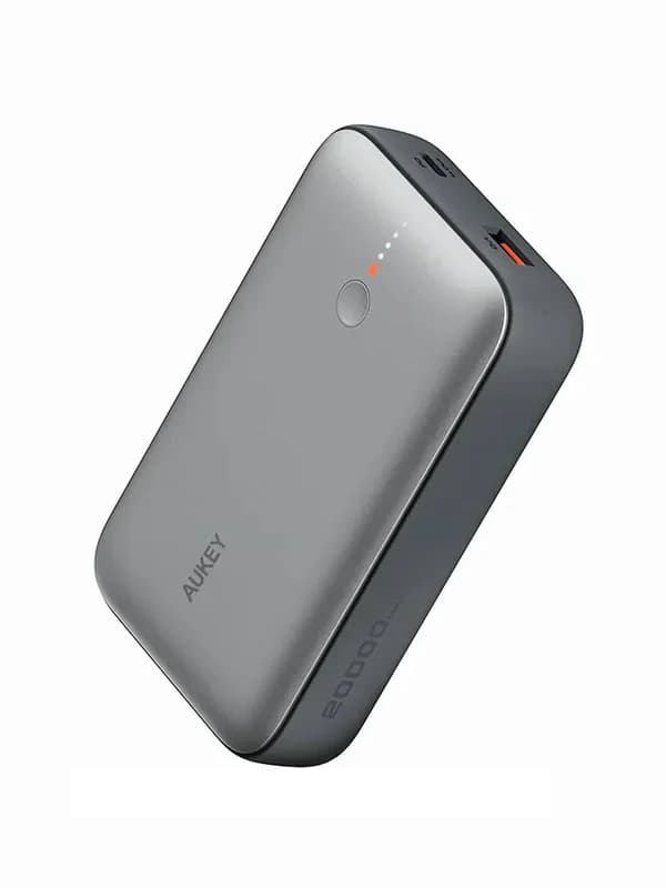 AUKEY PB-Y57 Spark Mini | 20000mAh Compact Power Bank | 22.5W Max Output | 20W PD Fast Charging | Wide Device Compatibility | iPhone & Android Support | Portable High-Capacity Design