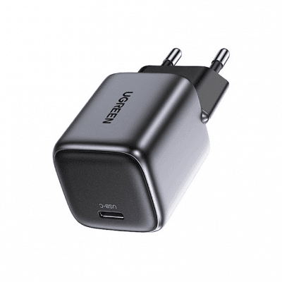 UGREEN Nexode 30W USB-C PD GaN Fast Charger EU | With USB-C Cable | Compatible with iPhone 14 Pro Max/13/12/11/XR, MacBook Air M1/M2, iPad Pro/Air/Mini, Galaxy S22/S21 Ultra, Pixel 7/6