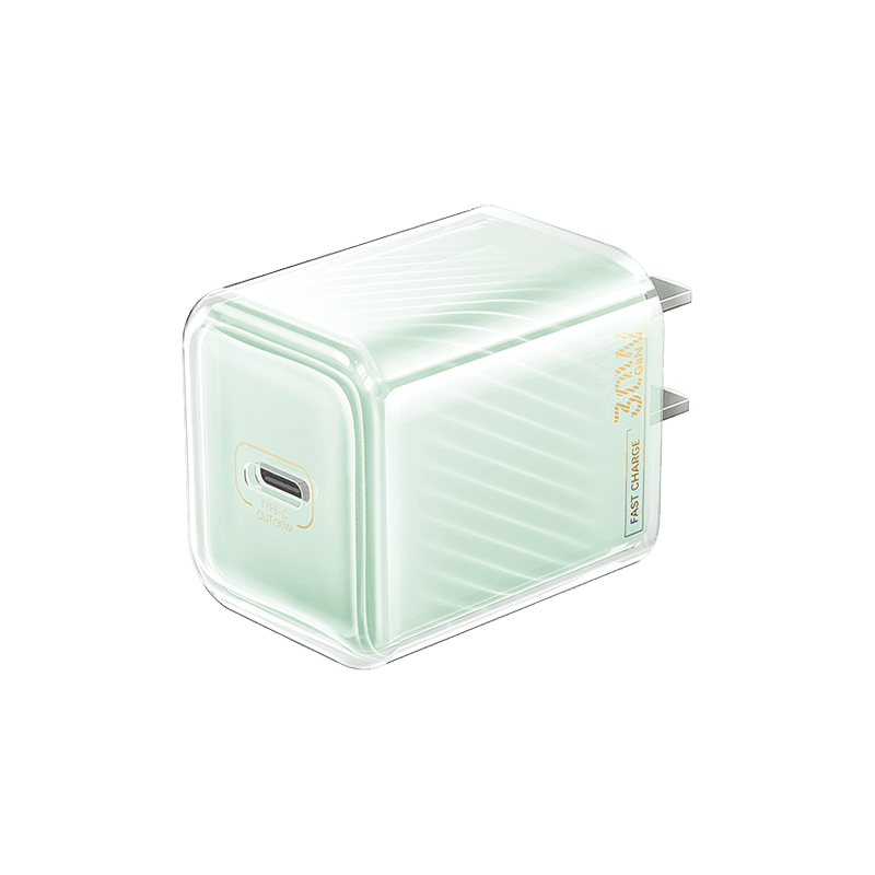 Remax RP-U91 30W GaN Fast Charger | USB-C Output | Travel-Friendly Design | Small Ice Cube Design | Gallium Nitride (GaN) Chip
